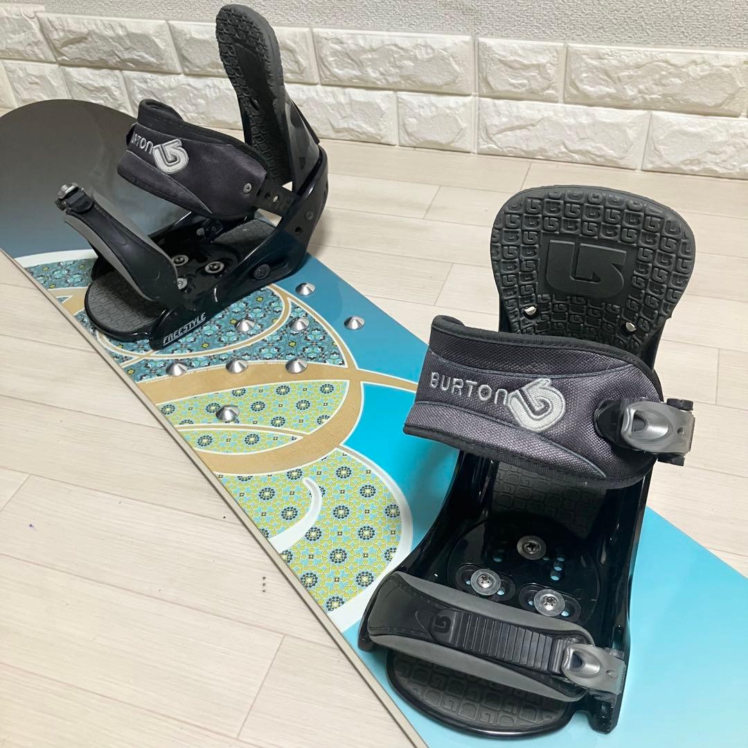 バック付/BURTON Luxバートンスノーボードセット147/バインディングM
