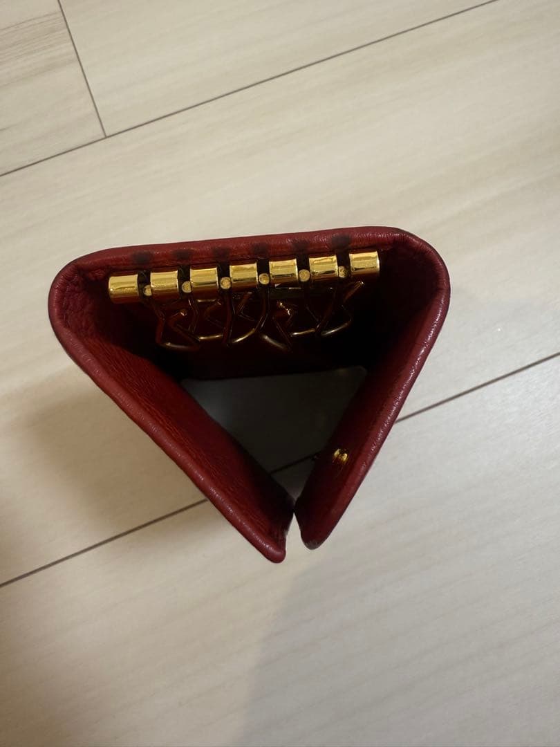 PRADA レッドキーケース
