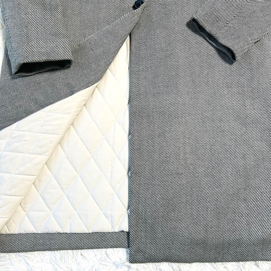 ブランベール blancvert ロングコート チェスターコート キルティング