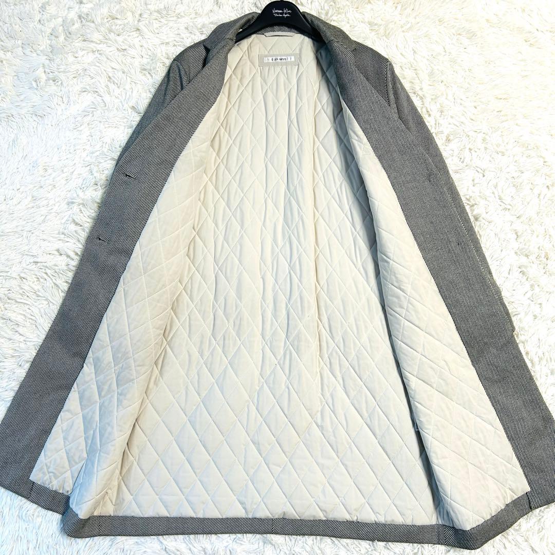 ブランベール blancvert ロングコート チェスターコート キルティング