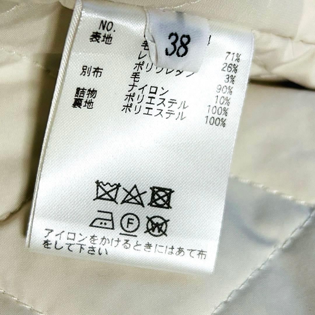 ブランベール blancvert ロングコート チェスターコート キルティング