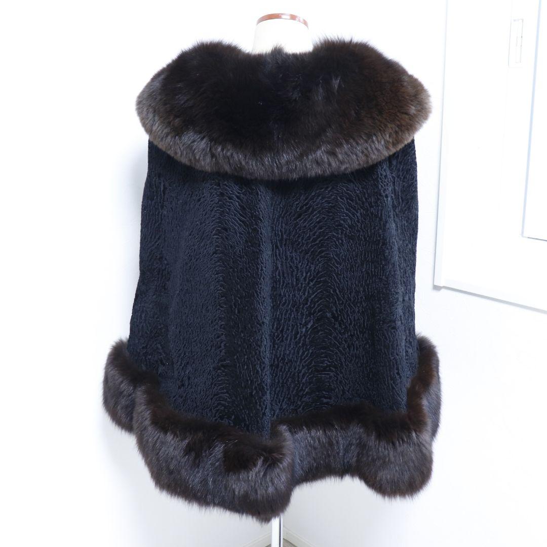 ミンクジェム　ミンク　ファー　ポンチョ