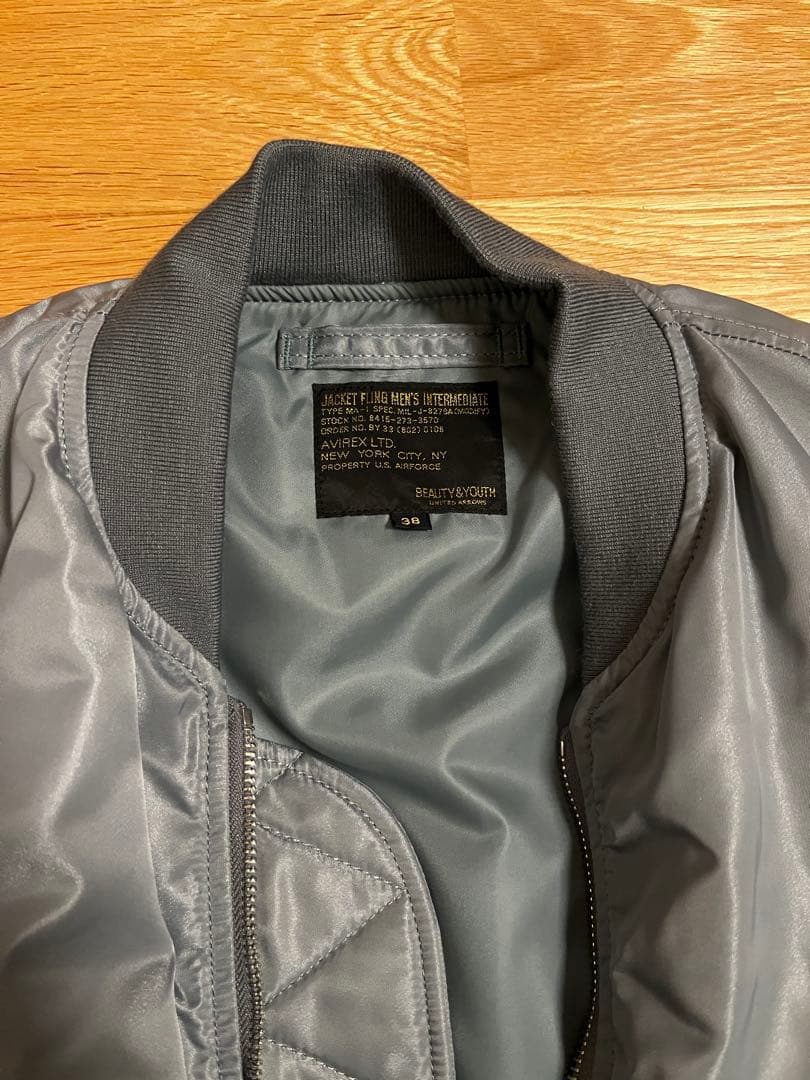 BEAUTY&YOUTH別注 AVIREX MA-1 フライト