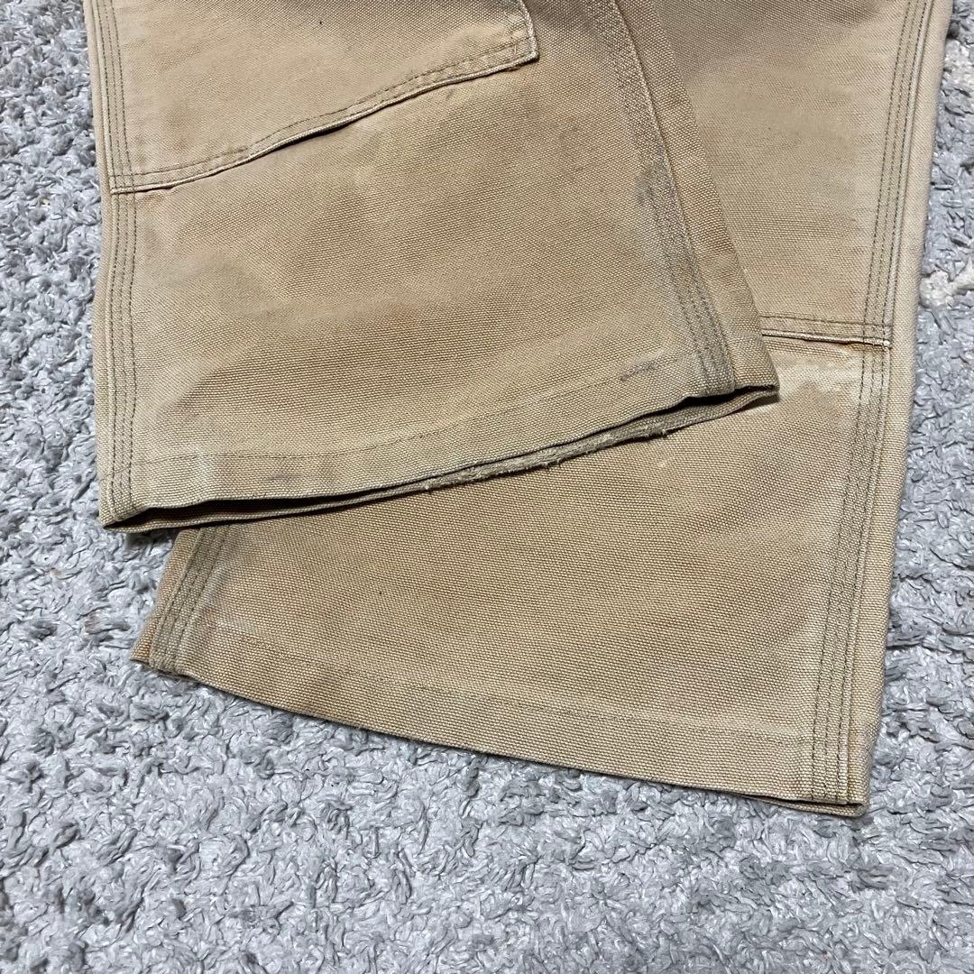 カーハート　ダブルニーペインターパンツ　30×34　USA アメリカ製　古着