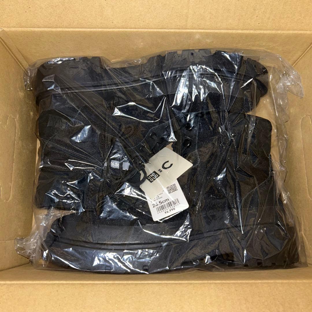 ユニクロ シー レースアップ ブーツ 26.5cm ブラック UNIQLO C