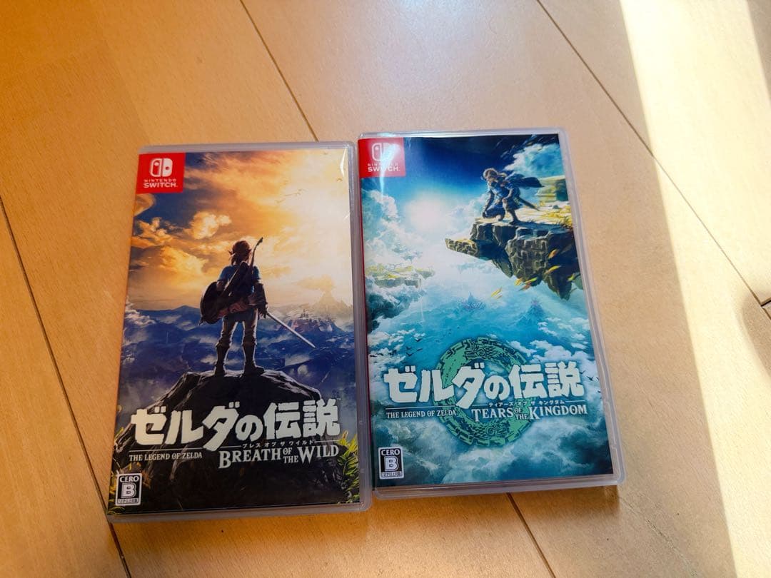 【2本セット】ゼルダの伝説 ティアキンとブレス・オブ・ザ・ワイルド