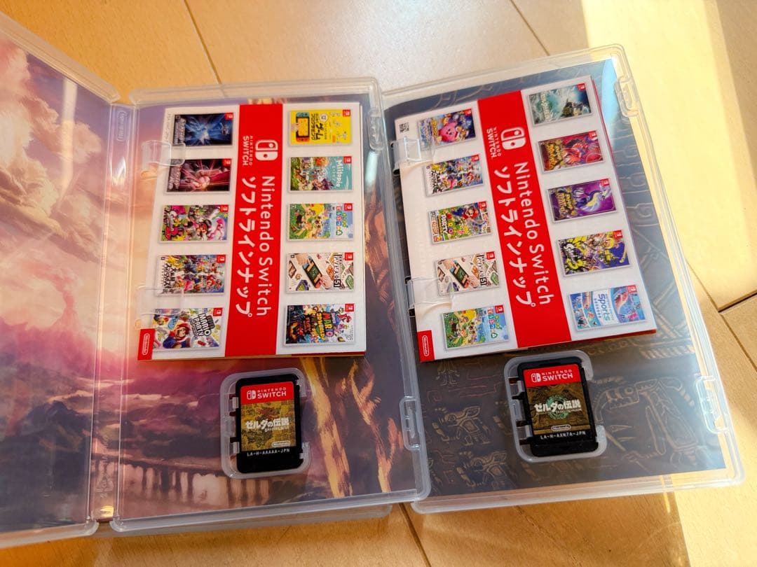 【2本セット】ゼルダの伝説 ティアキンとブレス・オブ・ザ・ワイルド