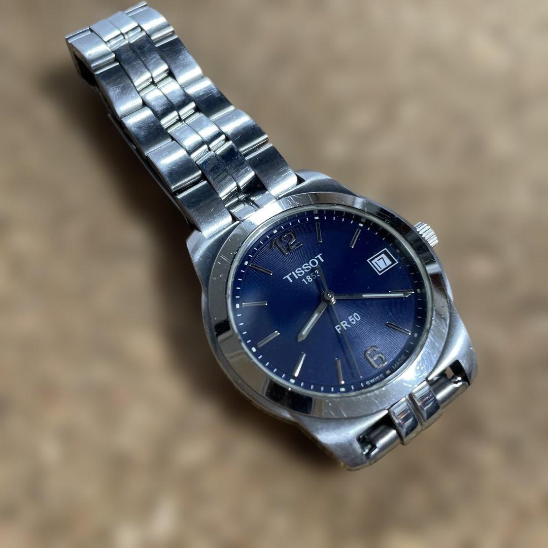 TISSOT PR 50 腕時計 ネイビー