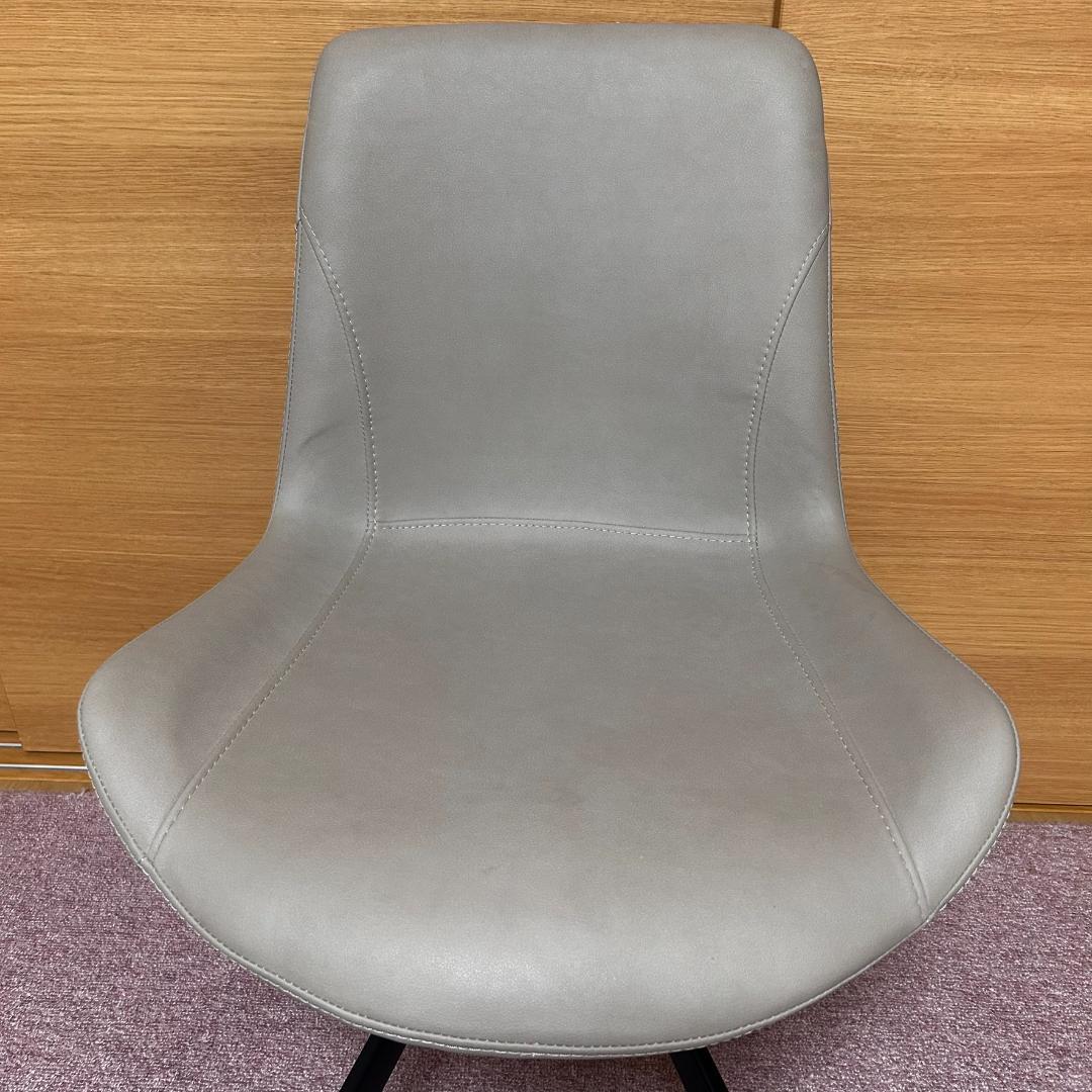 ②SongDream　VIOLA　ヴィオラ　PUレザー　回転式　ダイニングチェア