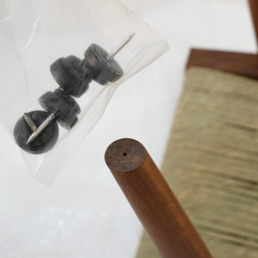 【新品未使用】ジョージ・ナカシマ グラスシートスツール 33cm