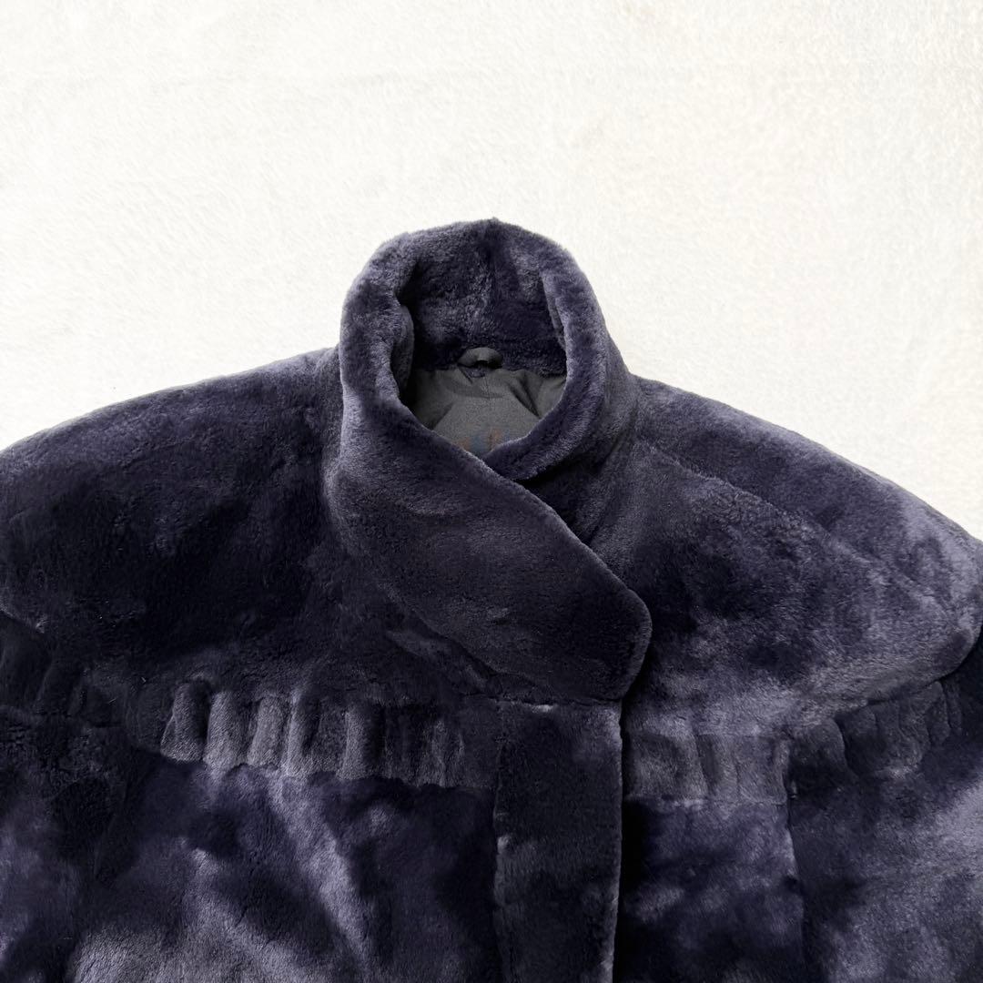 サガミンク 2302 毛皮 リアルファーコート デザイン シェアードミンク