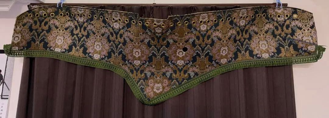 H　金華山　花かご　センターカーテン＋ダッシュマット