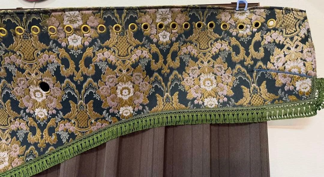 H　金華山　花かご　センターカーテン＋ダッシュマット