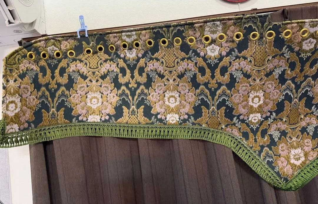 H　金華山　花かご　センターカーテン＋ダッシュマット