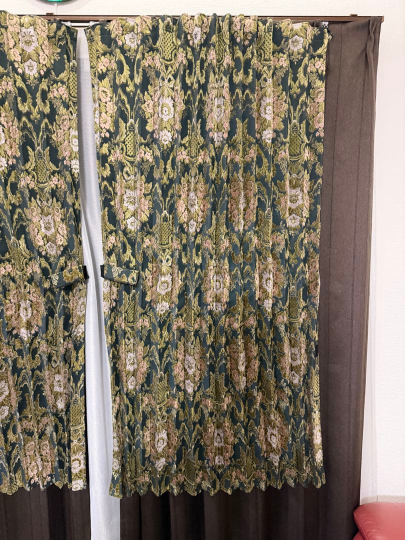 H　金華山　花かご　センターカーテン＋ダッシュマット