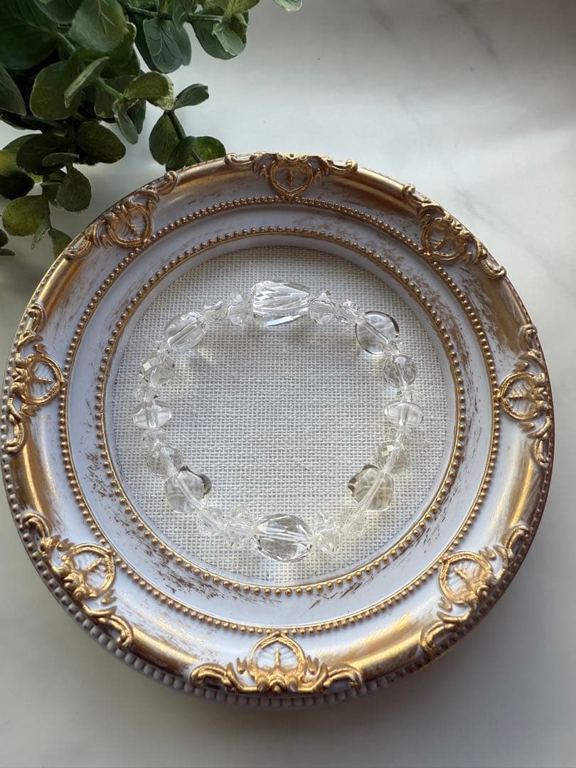 連休割引中♪☆ほぼ新品☆愛光堂水晶ブレスレット