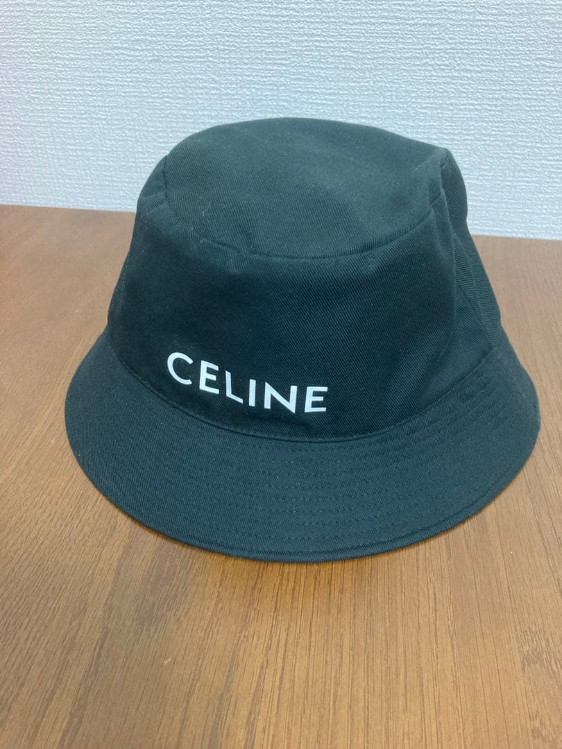 CELINE ブラック バケットハット L