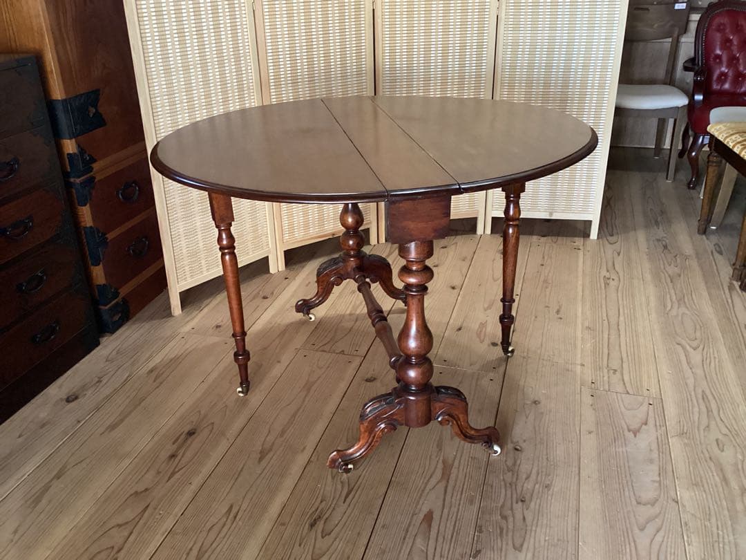 [みゆきさん] ビィクトリアン　ゲートレッグ　サザーランドテーブル