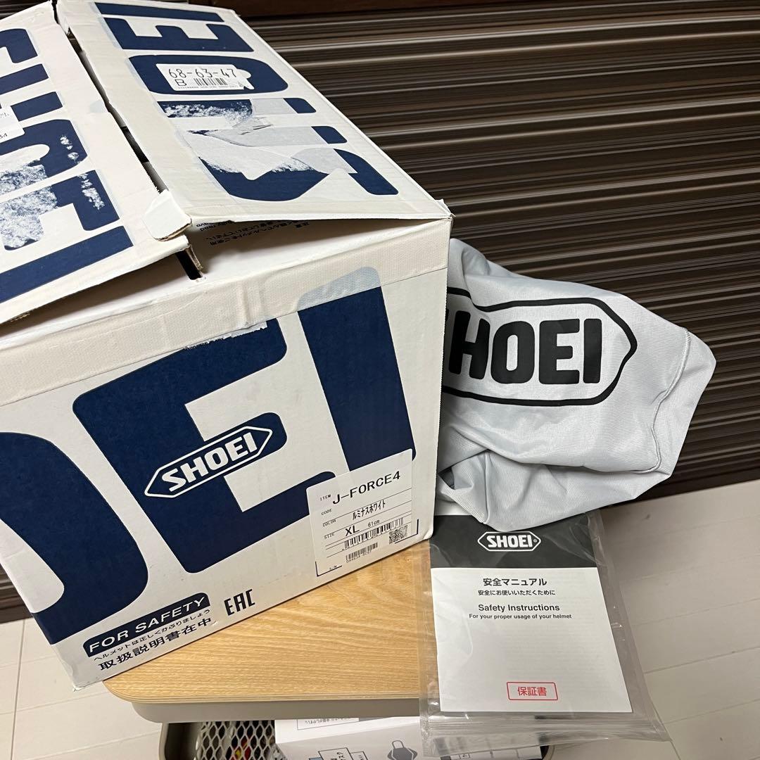 SHOEI J-FORCE4 サイズXL・ルミナスホワイト
