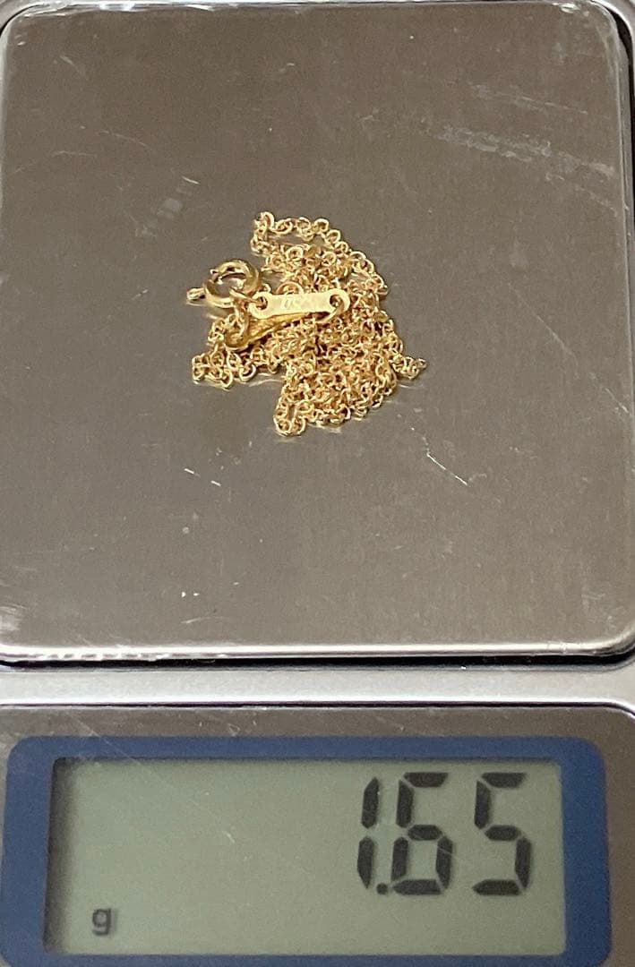 ティファニー 750 K18 チェーン ネックレス ゴールド