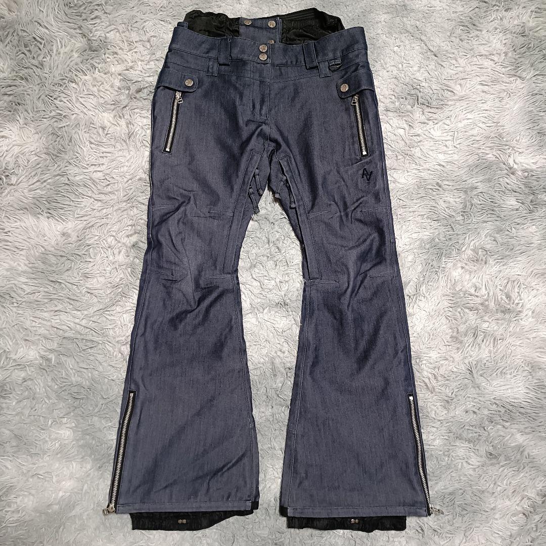 ダブルエーハードウェア スノボ ウェア デニム フレア S スノーウェア