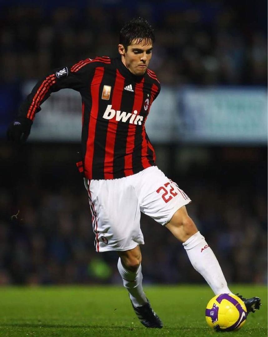 【フルパッチ】AC Milan 08/09 KAKA 22番 ユニフォームセット