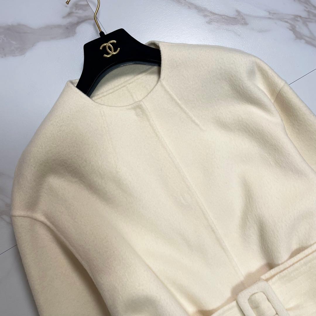 新品タグ付✨LOULOU WILLOUGHBY リバーコート ウール ベルト 1