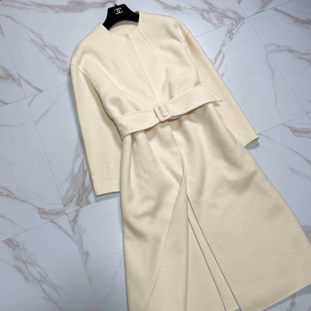 新品タグ付✨LOULOU WILLOUGHBY リバーコート ウール ベルト 1