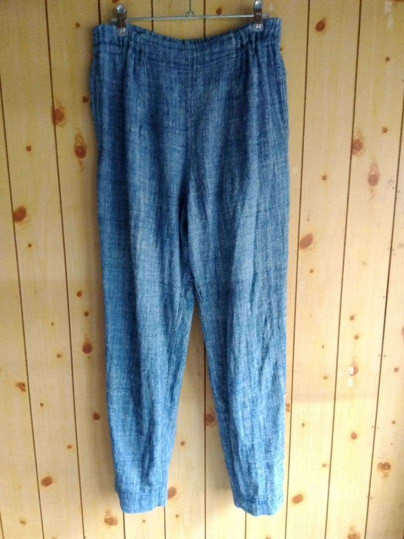 うさとの服　パンツ　usaato　藍染　草木染　ズボン　フルレングス　うさと