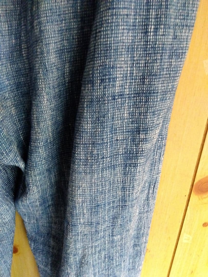 うさとの服　パンツ　usaato　藍染　草木染　ズボン　フルレングス　うさと