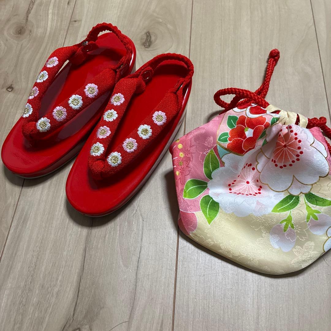 七五三　被布　着物　セット　3歳