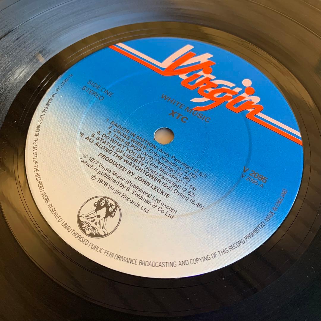 XTC WHITE MUSIC レコード US 初回オリジナル盤