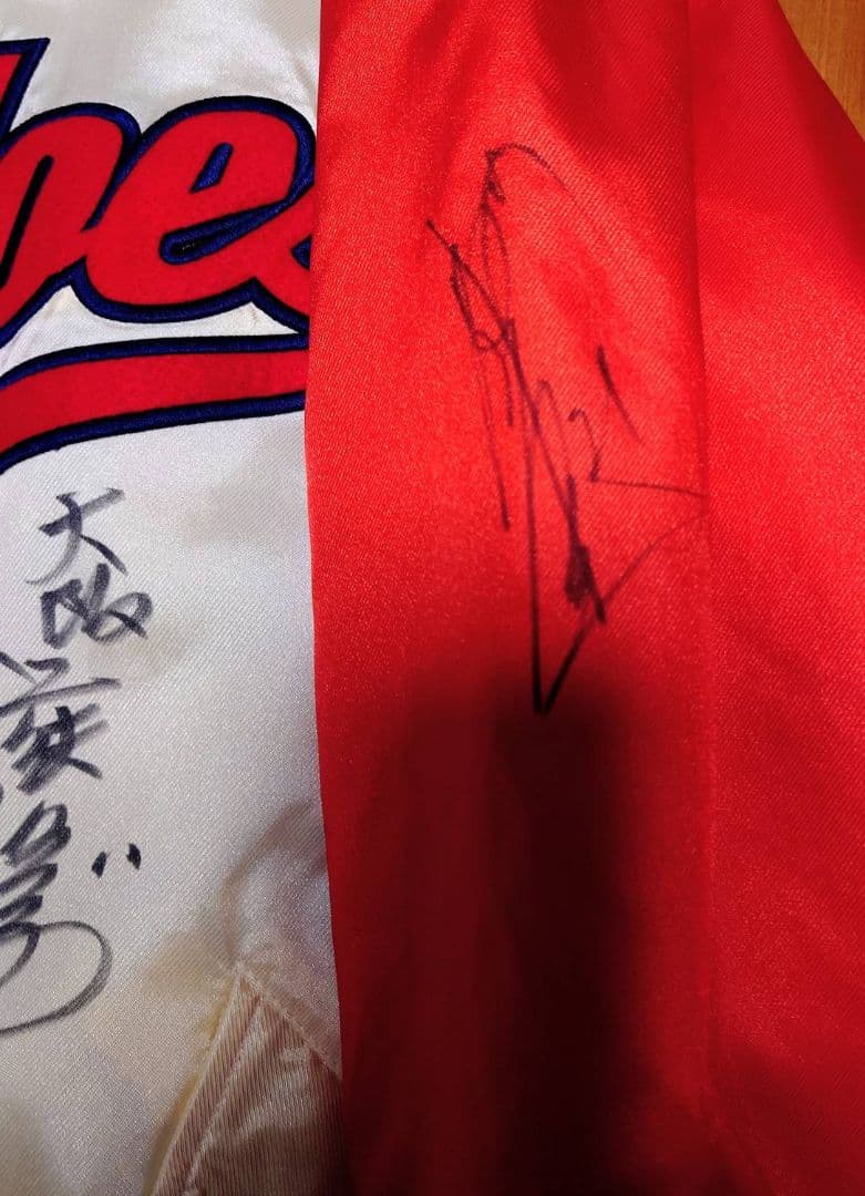 S*】様 大阪近鉄バファローズ　グランドコート　ジャンパー　サイン入り