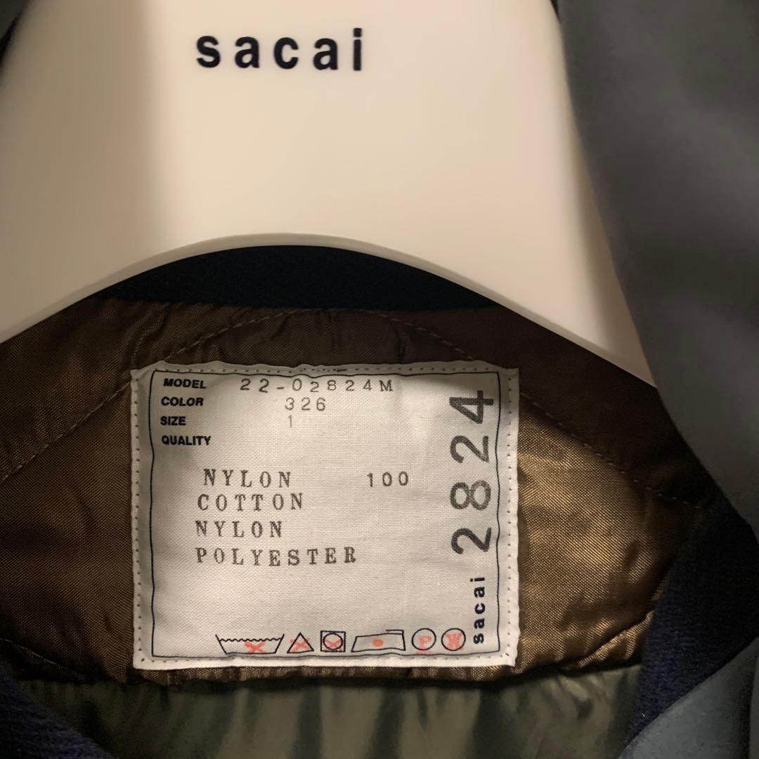 ら*ん様 sacai 22aw Nylon Twill Mix Blouson
