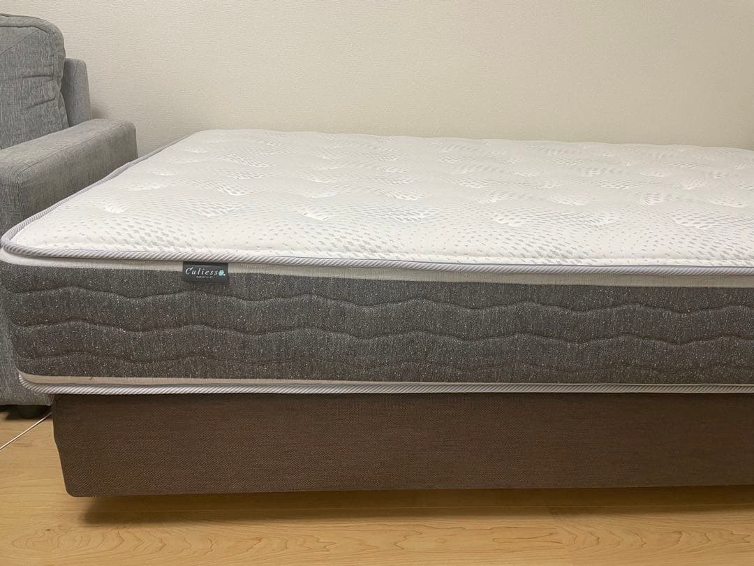 【極美品】フランスベッドLT-7700 PW MONミディアムソフト　セミダブル