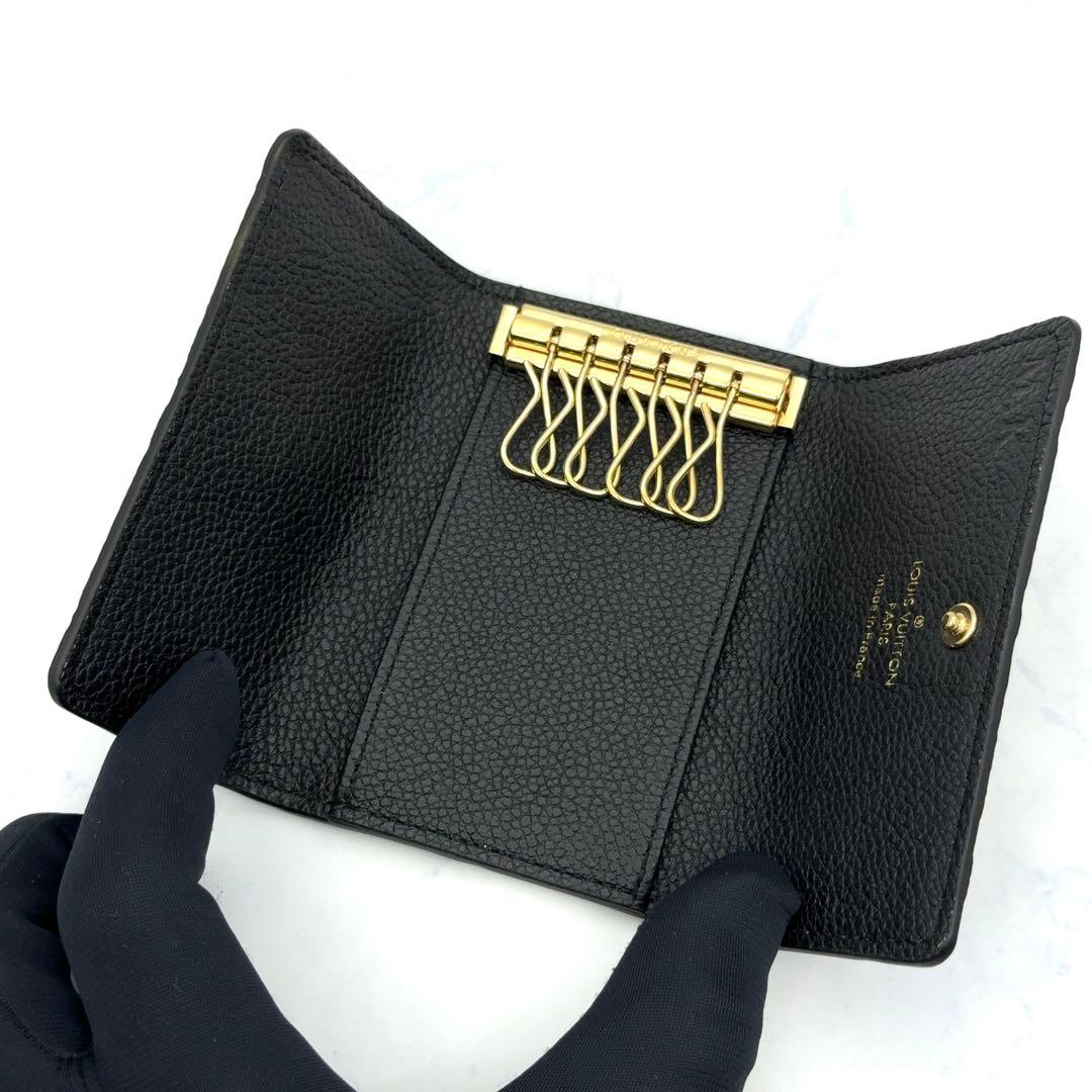 【ほぼ新品】ルイヴィトン アンプラント ミュルティクレ６ キーケース ノワール