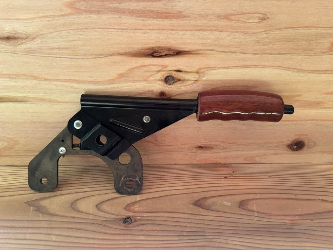 サンバー　ウッドプレーキレバー　サイドブレーキレバー