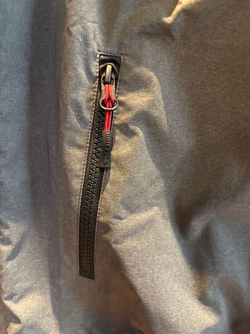 BRIEFING ゴルフ　ウィンドベスト　グレー　M