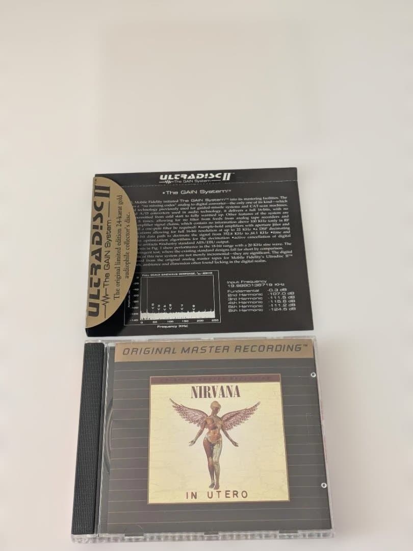Nirvana IN UTERO ULTRADISC 24K Gold 限定版
