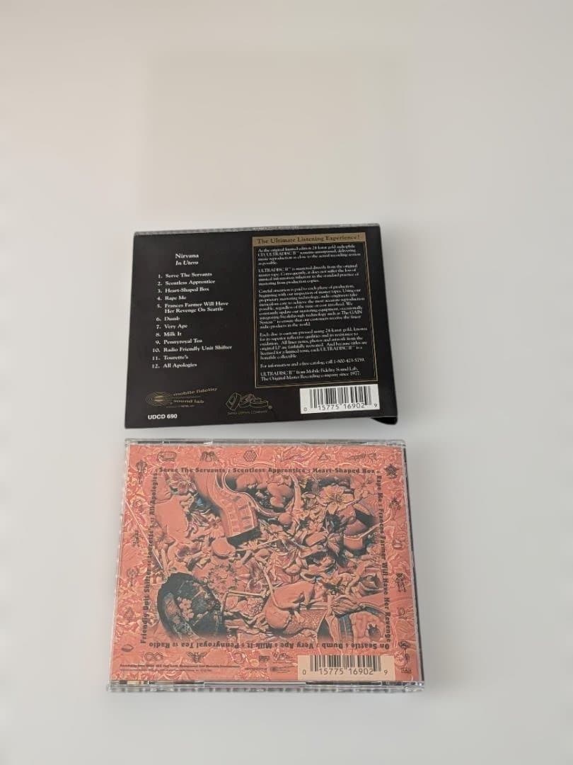 Nirvana IN UTERO ULTRADISC 24K Gold 限定版