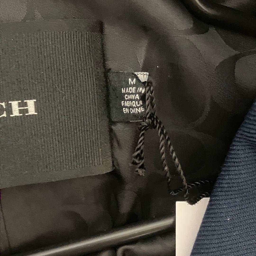 COACHコーチ　チェスターコート　サイズM ディープブルー