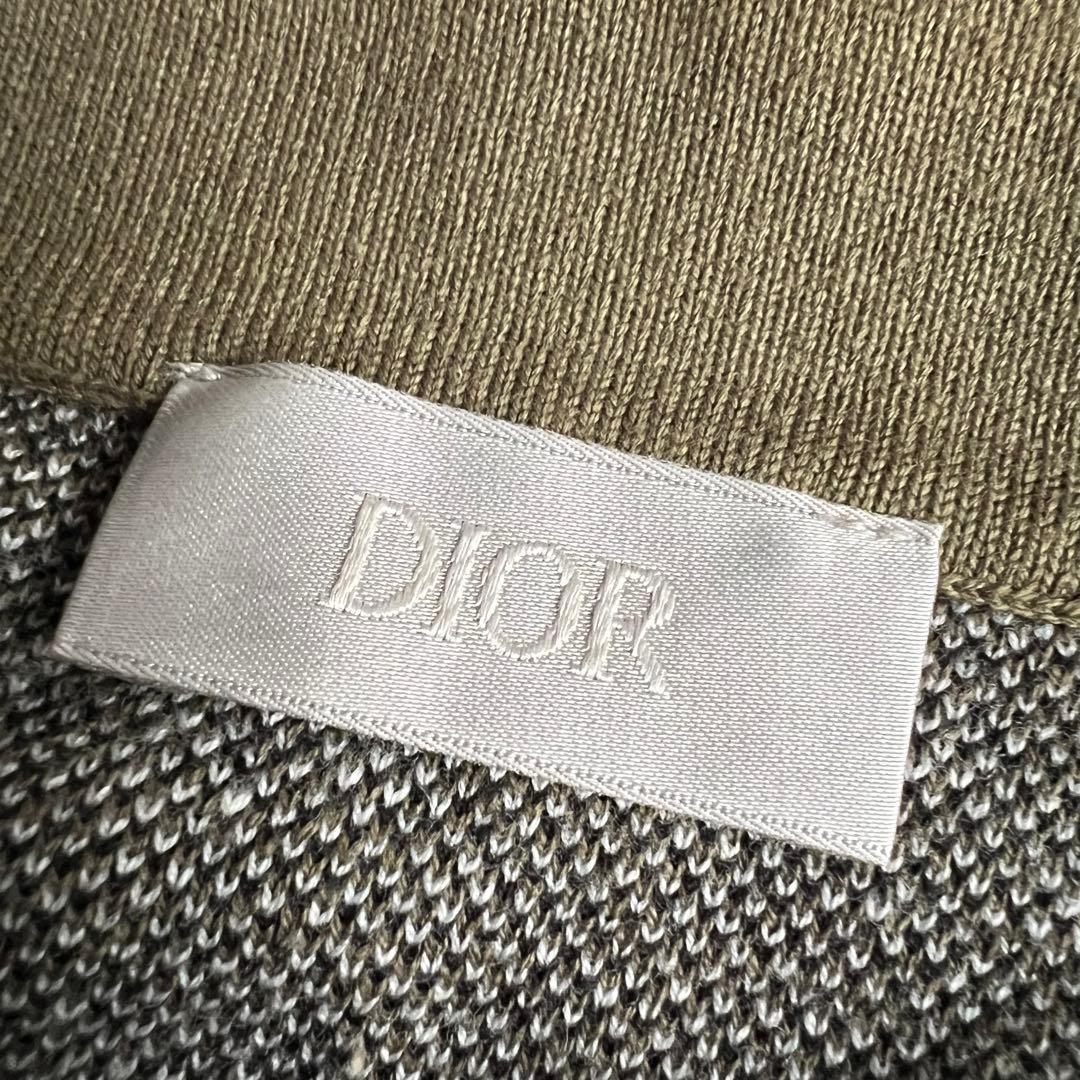 Dior　ディオール　オブリーク　コットン　ジャカード　ポロシャツ　極美品　L