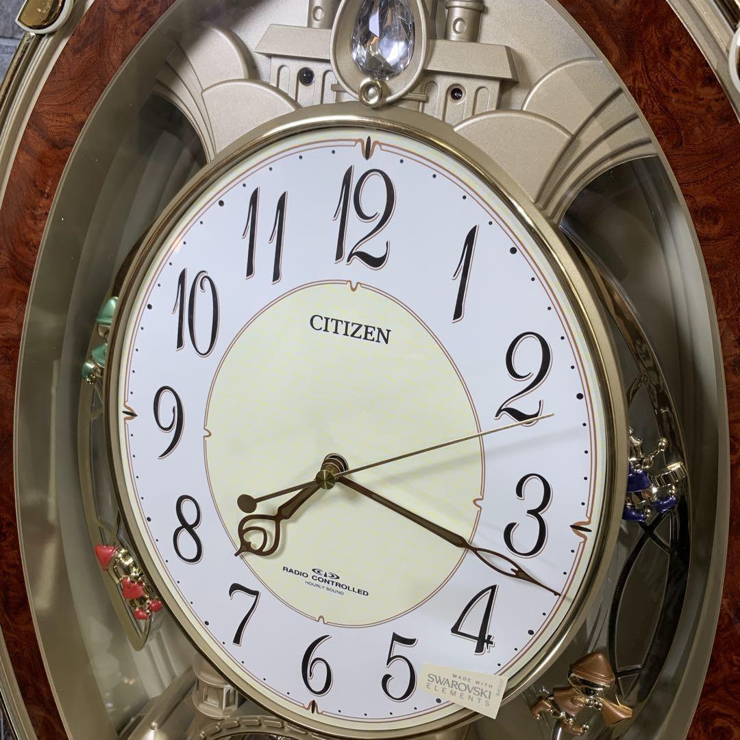 生産終了品　CITIZEN　電波掛時計 パルミューズクイーンダムN 4MN484