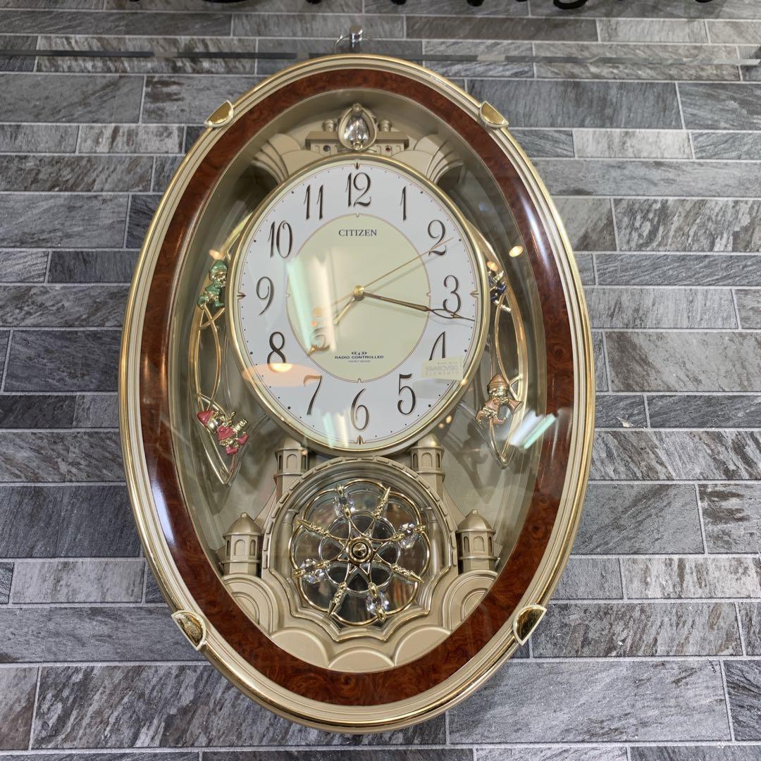 生産終了品　CITIZEN　電波掛時計 パルミューズクイーンダムN 4MN484