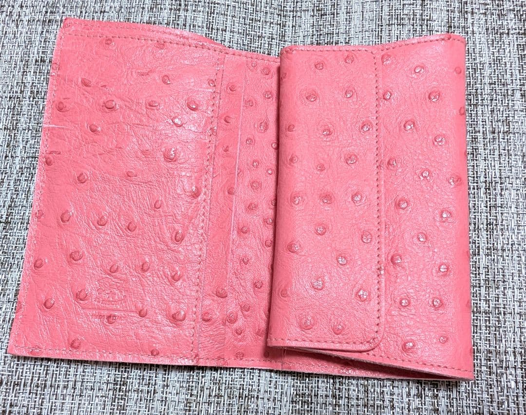 ☆きょん様☆/新品/イルビゾンテ/オーストリッチ加工2つ折り財布