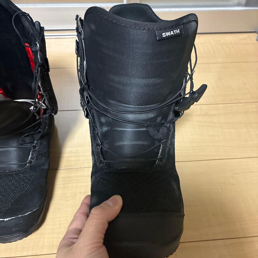 【レンタル卒業】SWATH ブラック スノーボードブーツ
