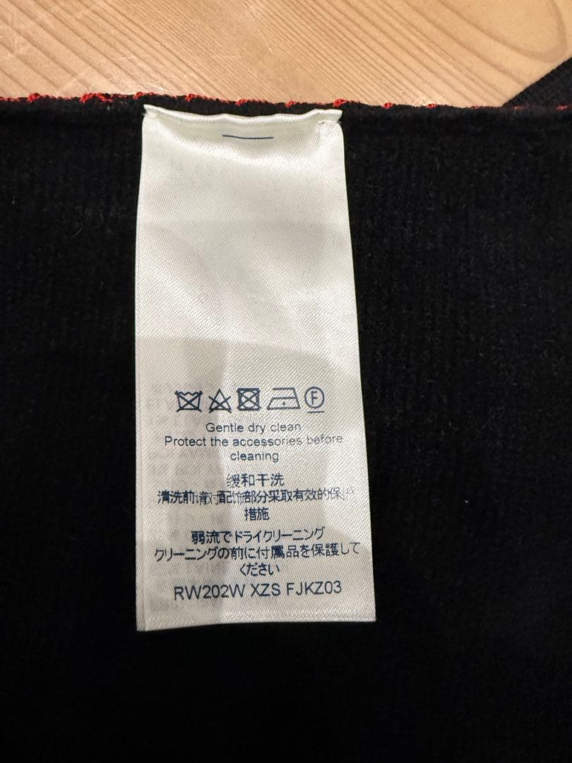 も*も様 VUITTON モノグラムウールニットAラインミニスカート