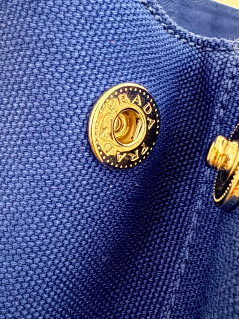 ★美品★PRADAプラダ★カナパ ハンドバッグ 2way★エンボスロゴ★