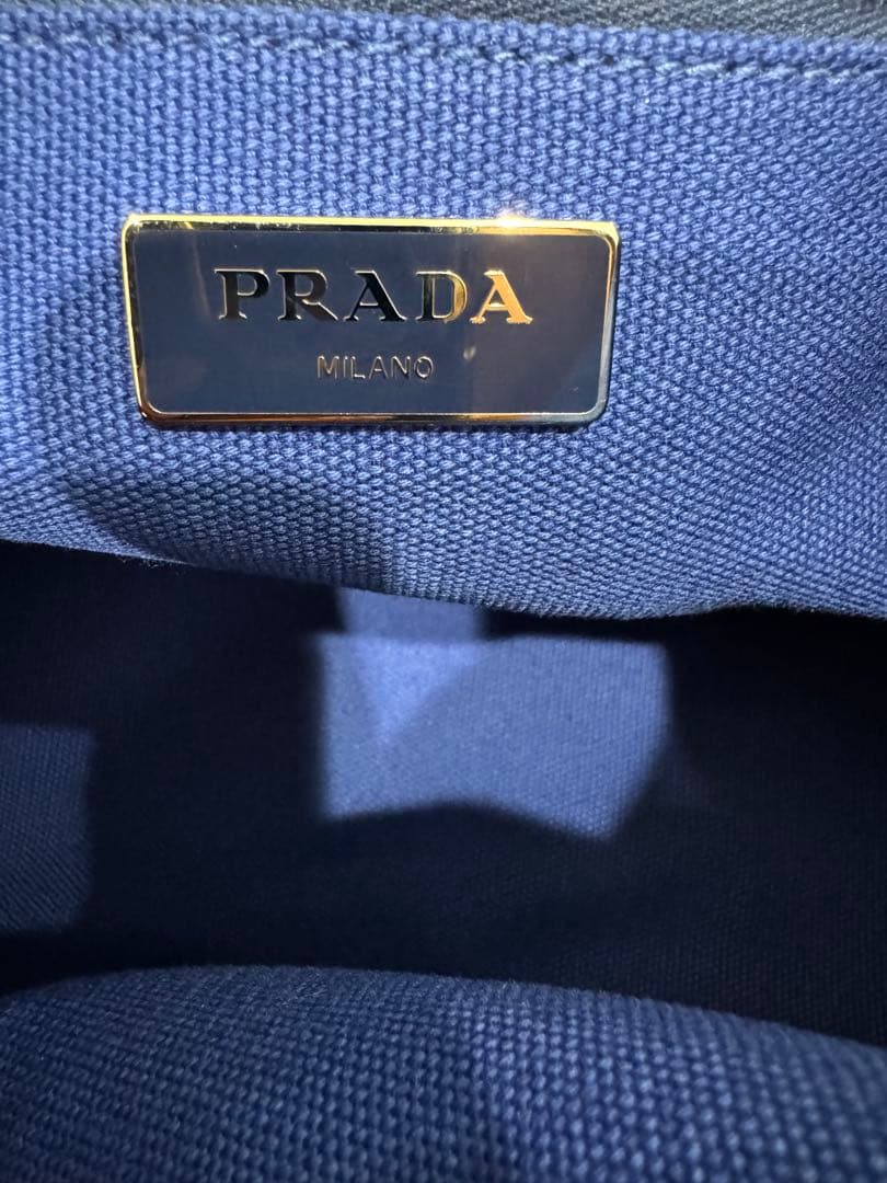 ★美品★PRADAプラダ★カナパ ハンドバッグ 2way★エンボスロゴ★