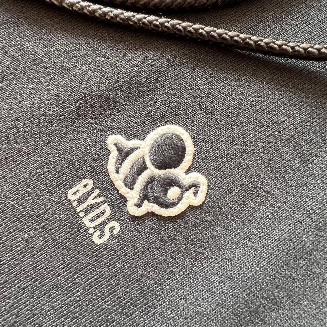 8YARDS ハチヤーズ　パーカー　ロゴ　ゴルフ　メンズ　L 黒　プルオーバー